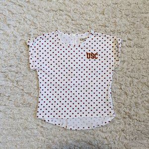 Garb USC Polka Dot Top 4T